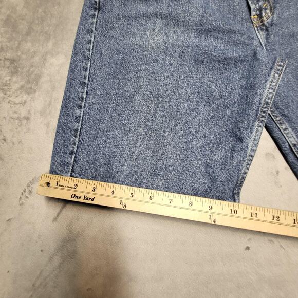 Levis 505 Shorts Mens 37 Blue Denim Regular Fit Jean 5 Pocket Zip Fly Casual - Picture 4 of 9